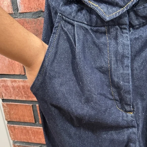 Amanda Uprichard x Revolve Isadore Denim Jumpsuit in Indig - Picture 11 of 16